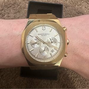 Men Gold SAPPHERO Watch
